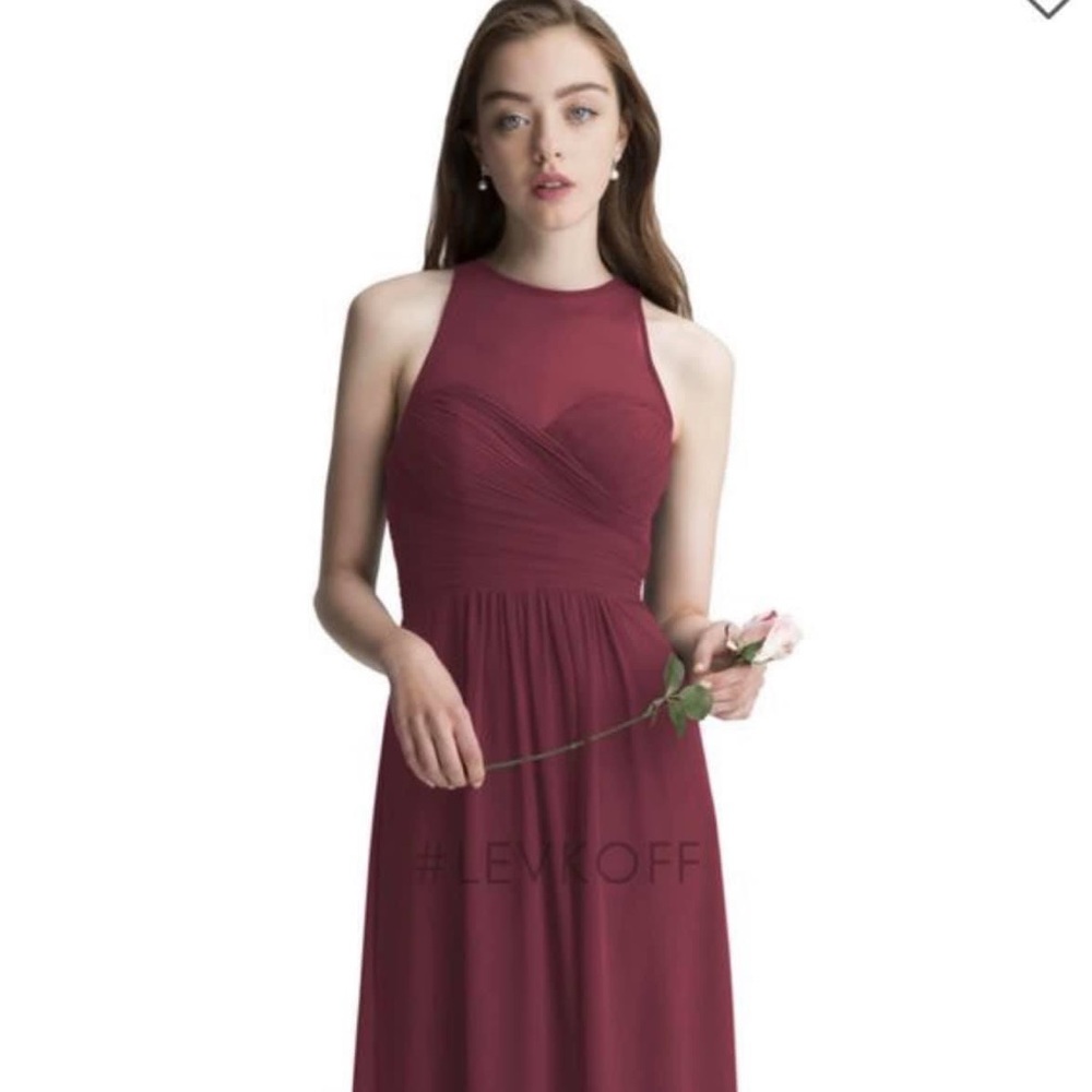 Maroon Bill Levkoff Dress